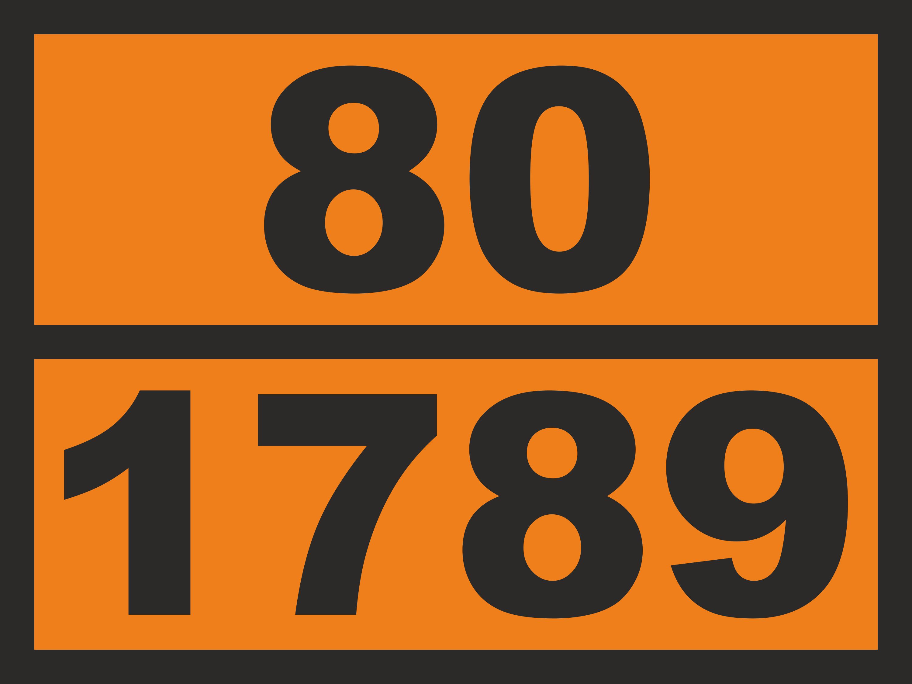 Груз 80. Табличка опасный груз 80-1789. Табличка 80 ДОПОГ. 3295 Таблички. Табличка 80 1789.